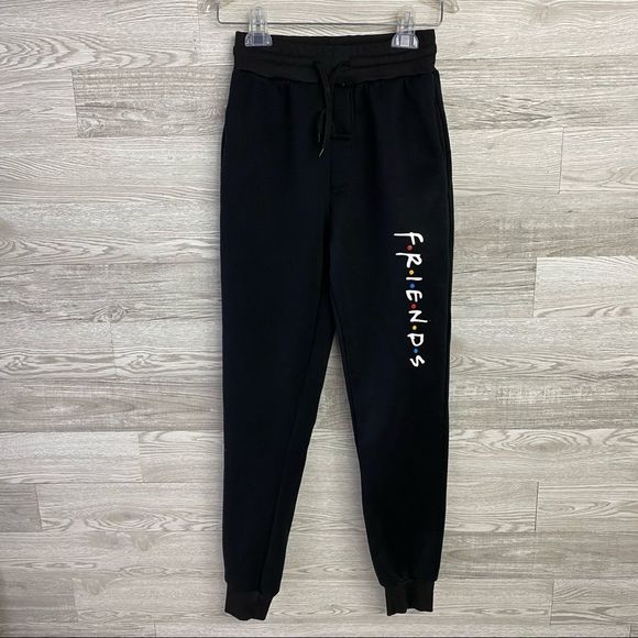 NWOT Friend black Cotton Sweatpants Joggers - Picture 1 of 8